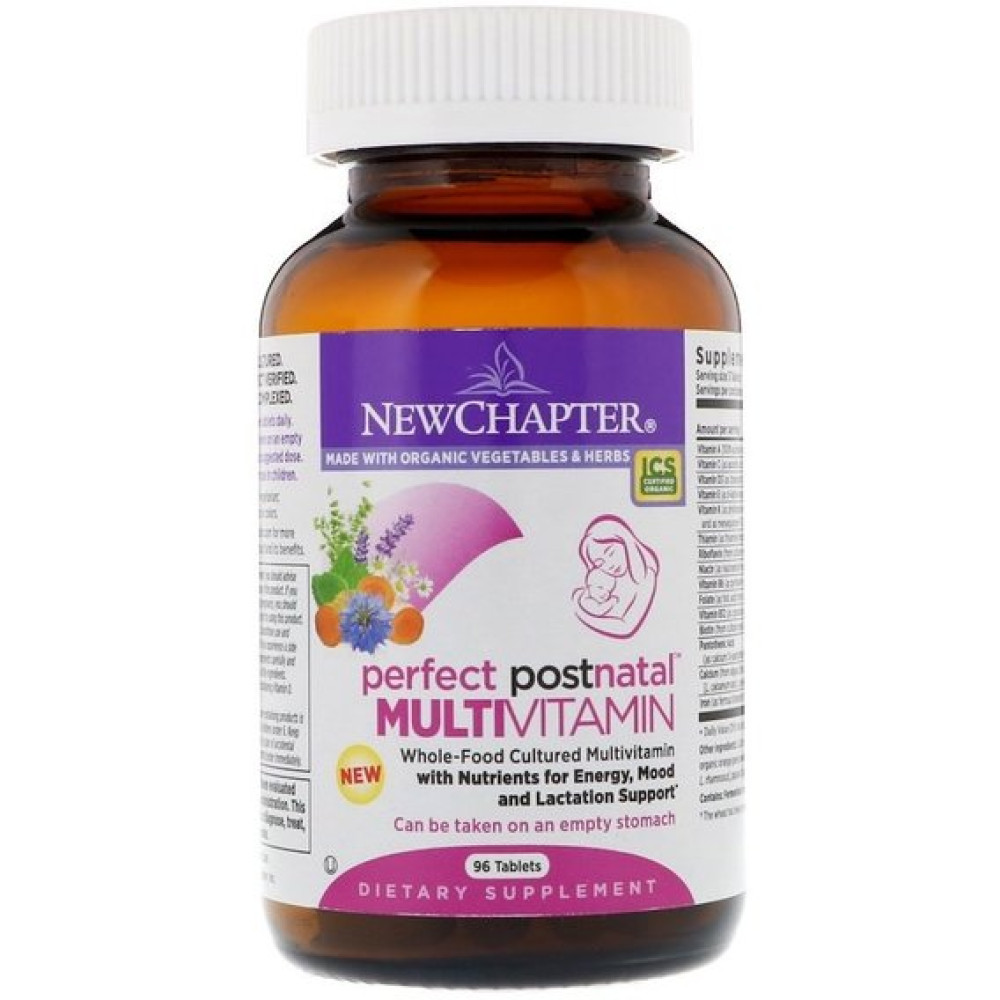 Вітамінно-мінеральний комплекс New Chapter Perfect Postnatal MultiVitamin 96 Tabs NCR-0376