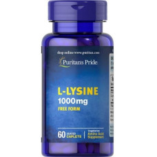 Амінокислота Лізін Puritan's Pride L-Lysine 1000 mg 60 Caplets
