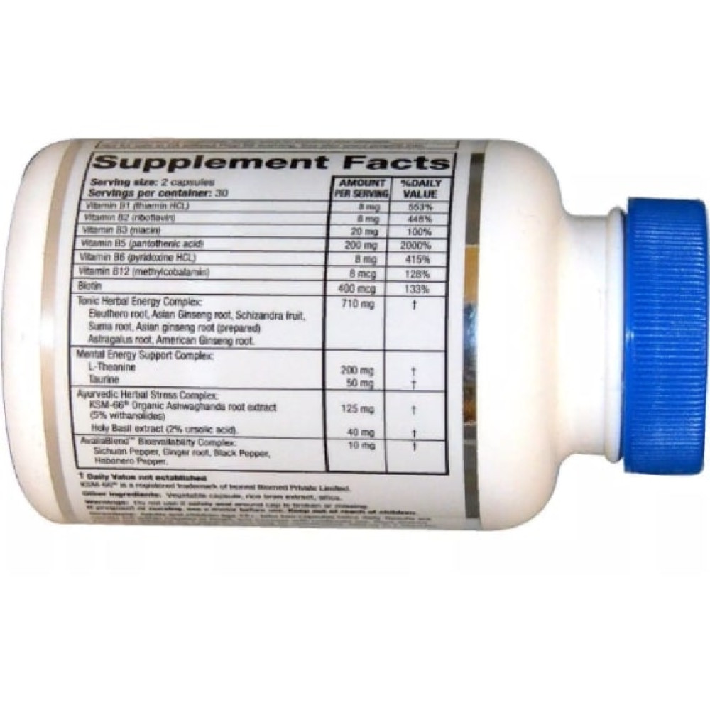 Комплекс для профілактики нервової системи RidgeCrest Herbals Adrenal Fatigue Fighter 60 Veg Caps RCH310