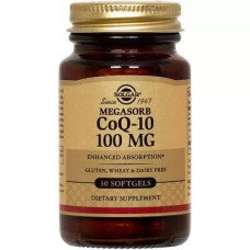 Коензим Solgar Megasorb CoQ-10 100 mg 30 Softgels