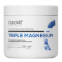 Мікроелемент Магній для спорту OstroVit Triple Magnesium 100 g /66 servings/ Pure