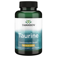 Таурін Swanson Taurine 500 mg 100 Caps