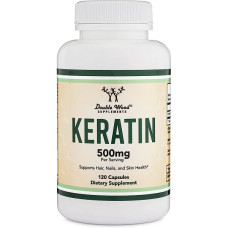 Комплекс для шкіри, волосся, нігтів Double Wood Keratin 500 mg (2 caps per serving) 120 Caps