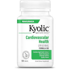 Комплекс для профілактики тиску та кровообігу Kyolic Aged Garlic Extract Cardiovascular Health Original Formula 100 100 Caplets