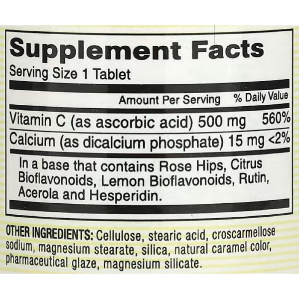 Вітамін C Mason Natural Vitamin C With Rose Hips And Bioflavonoids 500 mg 90 Tabs