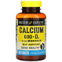 Мікроелемент Кальцій Mason Natural Calcium 600 mg Plus Vitamin D3 Plus Minerals 100 Tabs