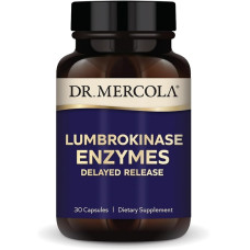 Комплекс для профілактики тиску та кровообігу Dr. Mercola Lumbrokinase Enzymes 30 Caps