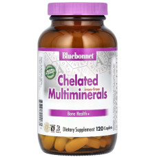 Мультимінеральний комплекс Bluebonnet Nutrition Albion Chelated Multiminerals iron free 120 Caplets