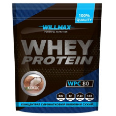 Протеїн Willmax Whey Protein 80 920 g /23 servings/ Coconut
