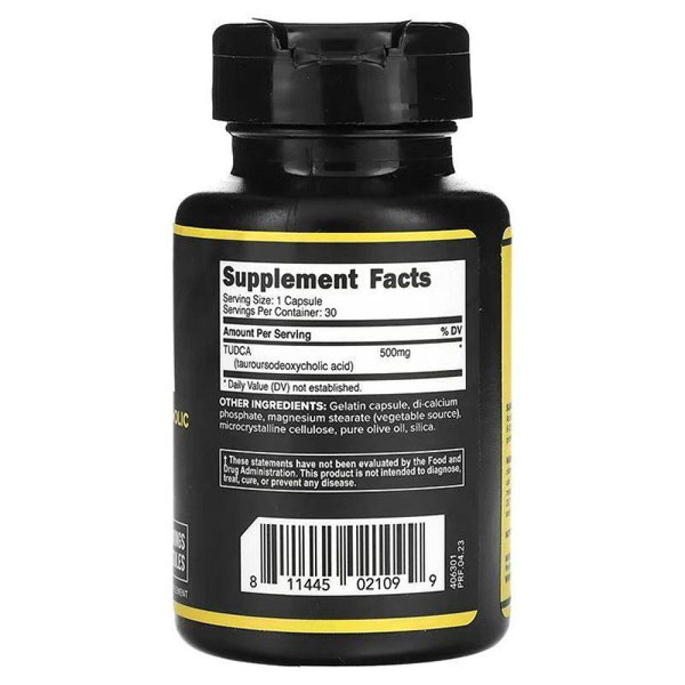Комплекс для профілактики печінки Primaforce Tudca 500 mg 30 Caps
