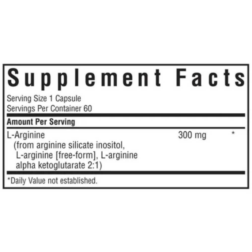 Аргінін Bluebonnet Nutrition Intimate Essentials Nitro 60 Veg Caps