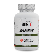 Ашфаганда для спорту MST Nutrition Ashwagandha KSM-66 120 Caps