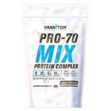 Протеїн Vansiton Pro-70 Mix 450 g /15 servings/ Double Chocolate