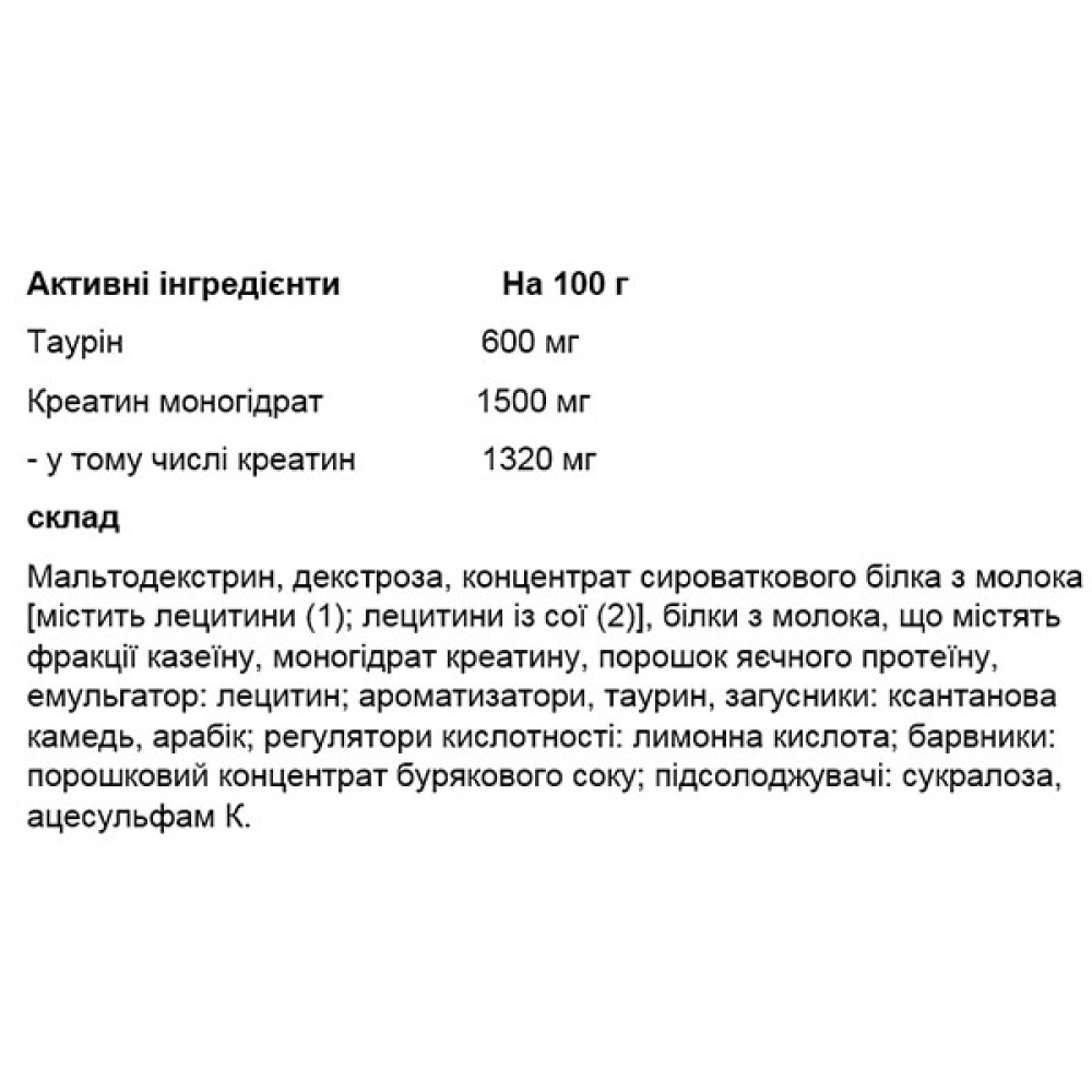 Гейнер OstroVit Anabolic Gainer 7000 g /70 servings/ Strawberry