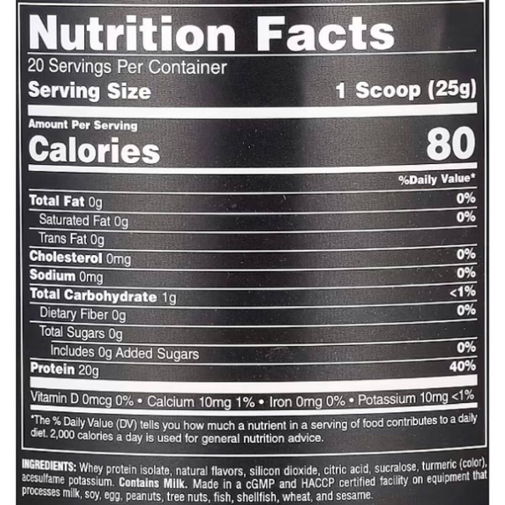 Протеїн Universal Nutrition Animal Clear Whey Isolate 500 g /20 servings/ Pineapple Orange