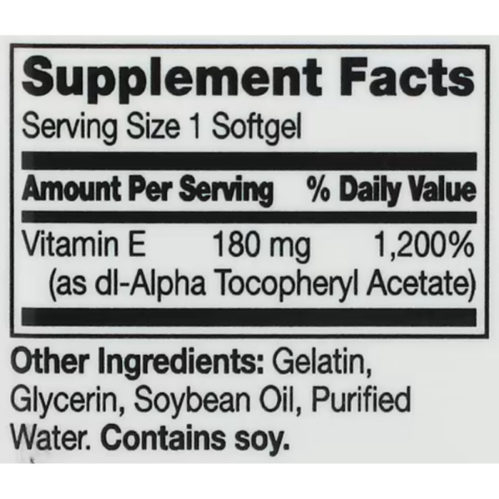 Вітамін E 21st Century Vitamin E 400 IU 180 mg 110 Softgels