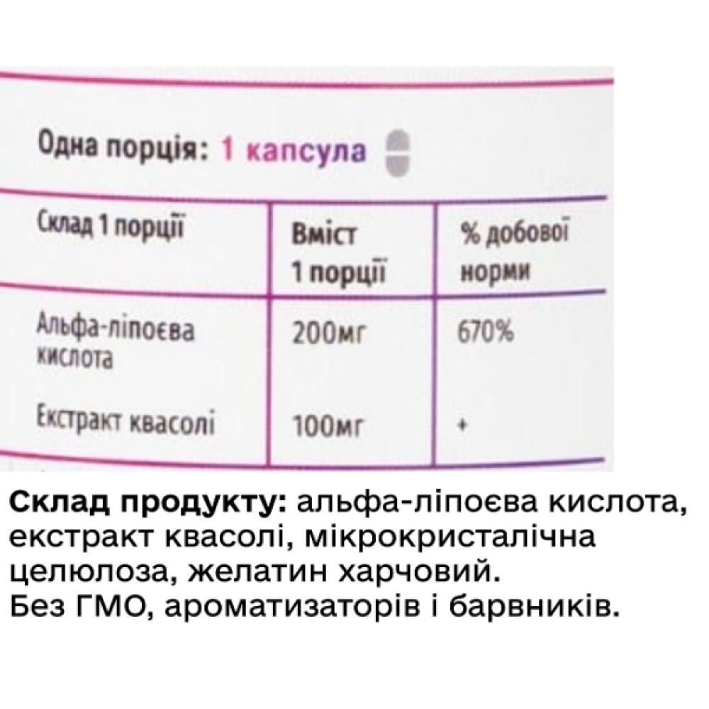 Альфа-ліпоєва кислота Green Visa Alpha-Lipoic Acid 90 Caps