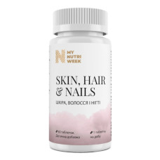 Комплекс для шкіри, волосся, нігтів My Nutri Week Skin, Hair & Nails 60 Tabs
