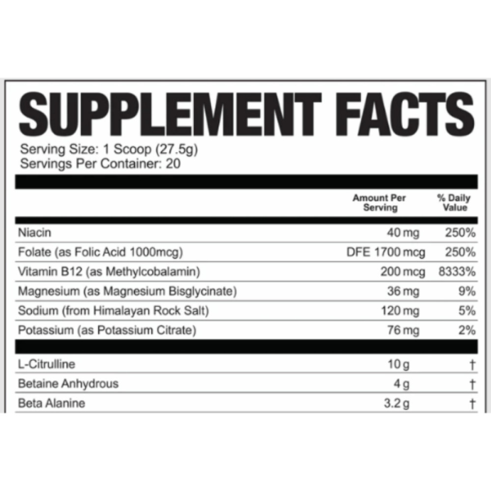 Комплекс до тренування Magnum Nutraceuticals Limitless X16 Fully-Loaded Pre-Workout 546 g /20 servings/ Rocket Pop