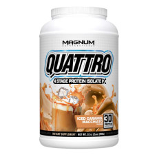 Протеїн Magnum Nutraceuticals Quattro 910 g /24 servings/ Caramel Macchiato