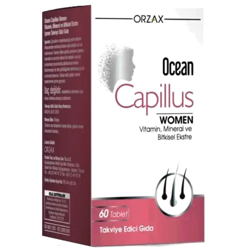 Комплекс для волосся Orzax Ocean Capillus Women 60 Tabs