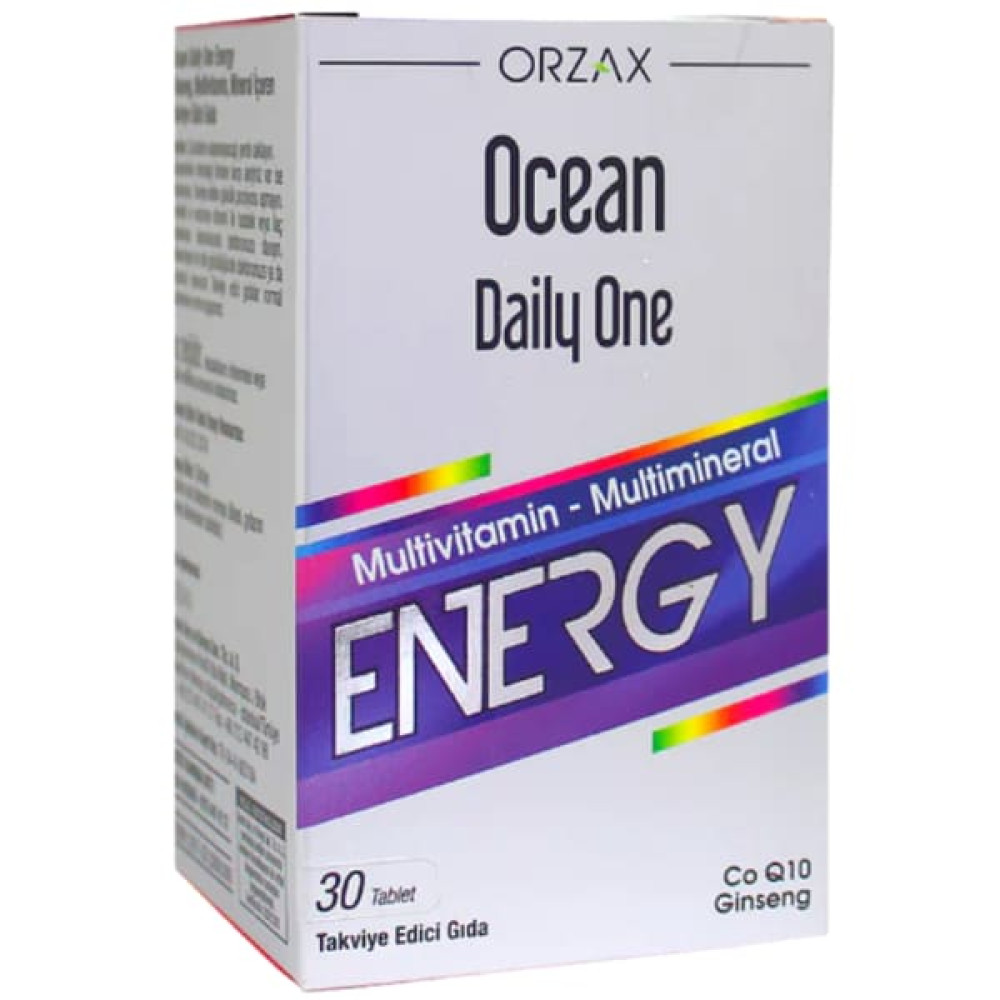 Вітамінно-мінеральний комплекс Orzax Ocean Daily One Energy 30 Tabs