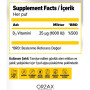 Вітамін D Orzax Ocean Vitamin D3 1000 IU 50 ml /1000 servings/