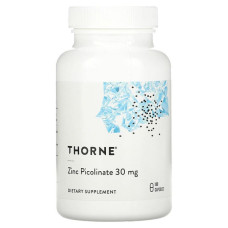 Мікроелемент Цинк Thorne Research Zinc Picolinate 30 mg 180 Caps