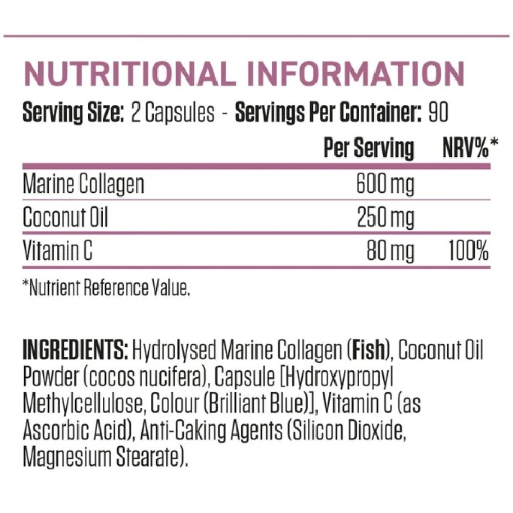 Хондропротектор (для спорту) Applied Nutrition Collagen + Coconut 180 Caps