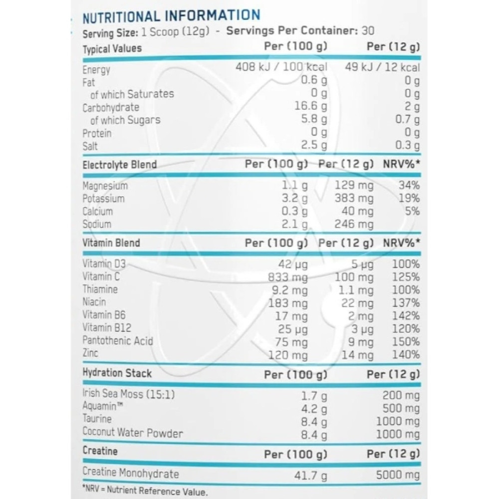 Хондропротектор (для спорту) Applied Nutrition Creatine + Hydration 360 g /30 servings/ Berry Slush