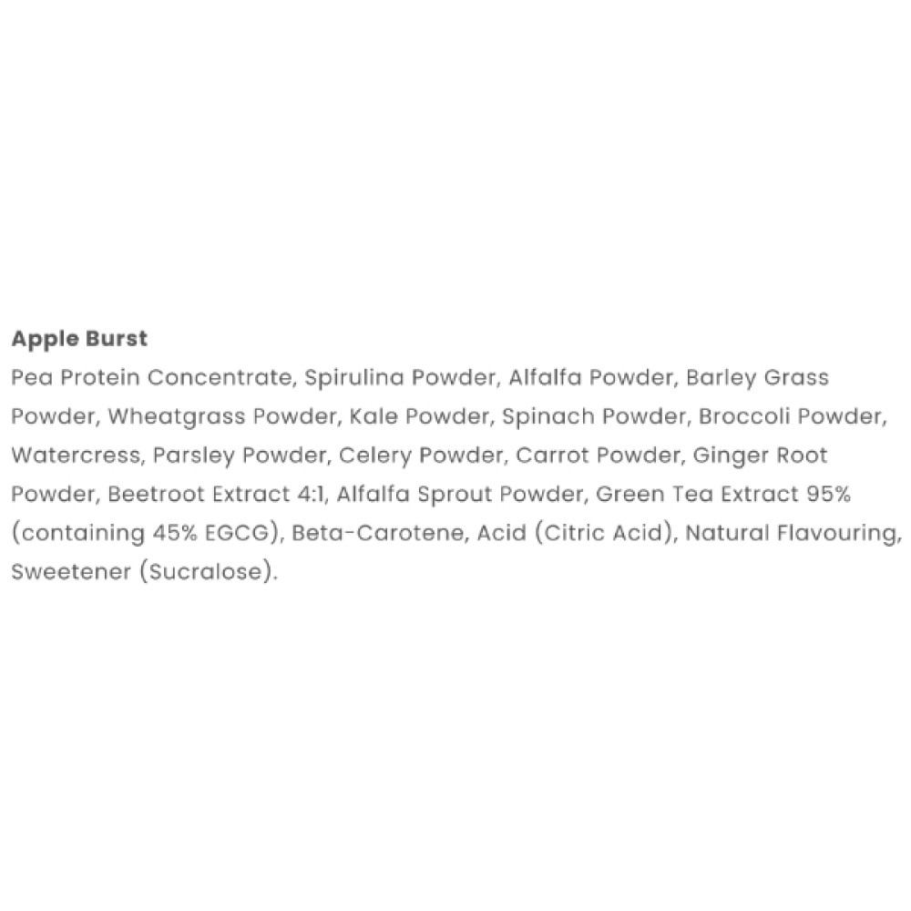 Натуральна добавка для спорту Applied Nutrition Critical Greens 150 g /30 servings/ Apple Burst