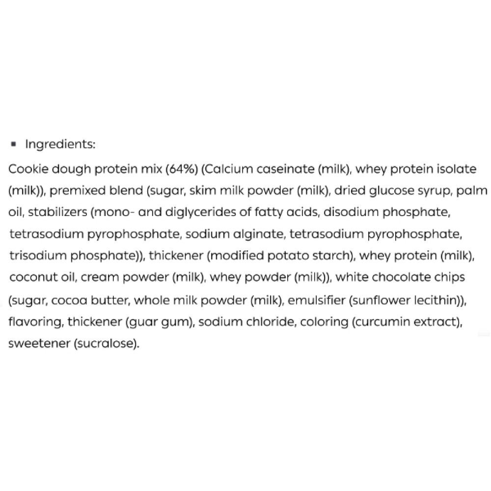 Замінник харчування Applied Nutrition Protein Cookie Dough 1000 g /25 servings/ Choco Bueno