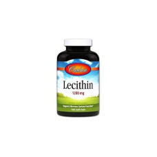 Лецитин Carlson Labs Lecithin 1200 mg 100 Soft Gels