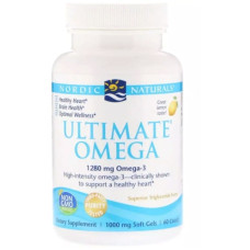Омега 3 Nordic Naturals Ultimate Omega 1280 mg 60 Softgels Lemon NOR01790