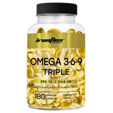 Омега для спорту IronFlex Omega 3-6-9 Triple 180 Caps