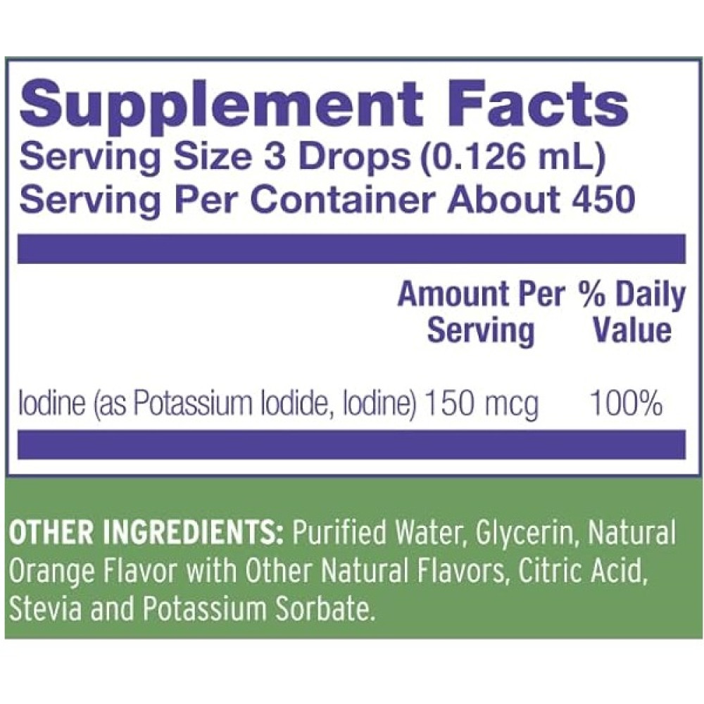 Мікроелемент Йод Life Flo Health Liquid Iodine Plus 59 ml