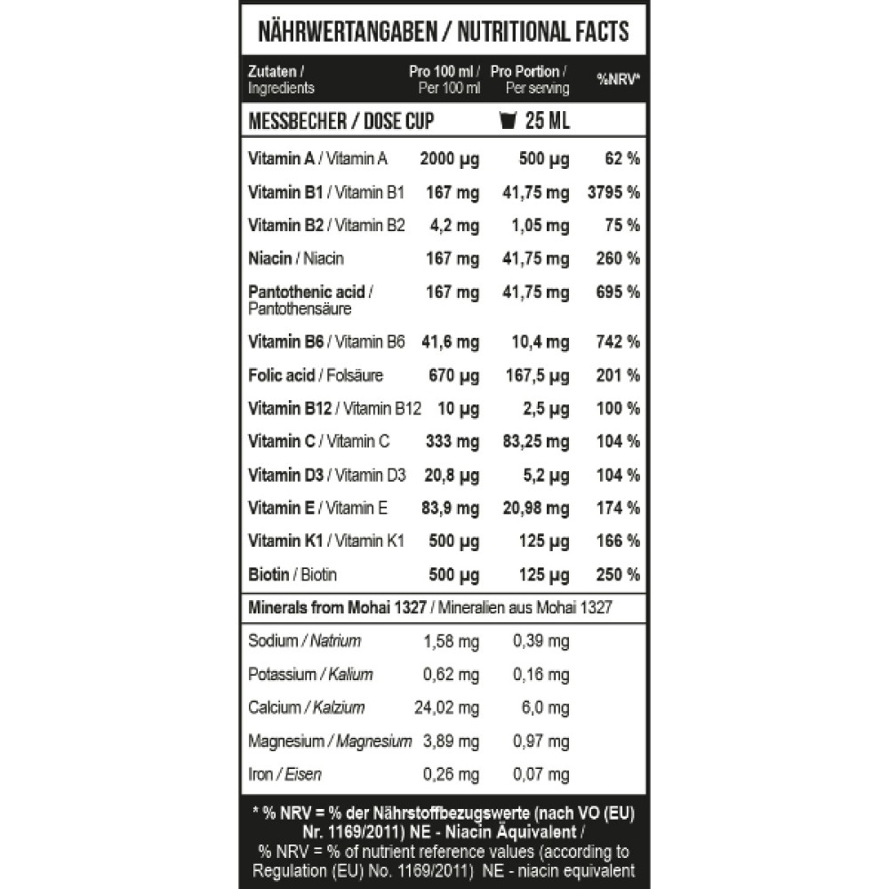 Вітамінно-мінеральний комплекс для спорту MST Nutrition Healthy by MST Multivitamin Liquid 1000 ml /40 servings/ Orange