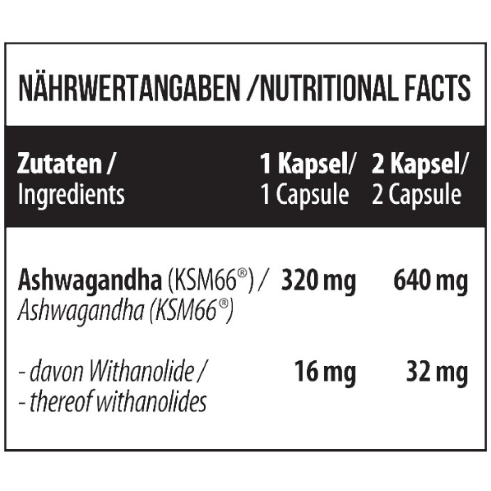 Ашфаганда для спорту MST Nutrition Ashwagandha KSM-66 60 Caps