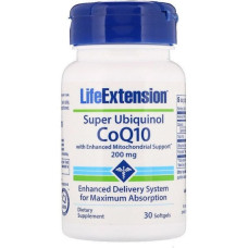 Коензим Life Extension Super Ubiquinol CoQ10 200 mg 30 Softgels