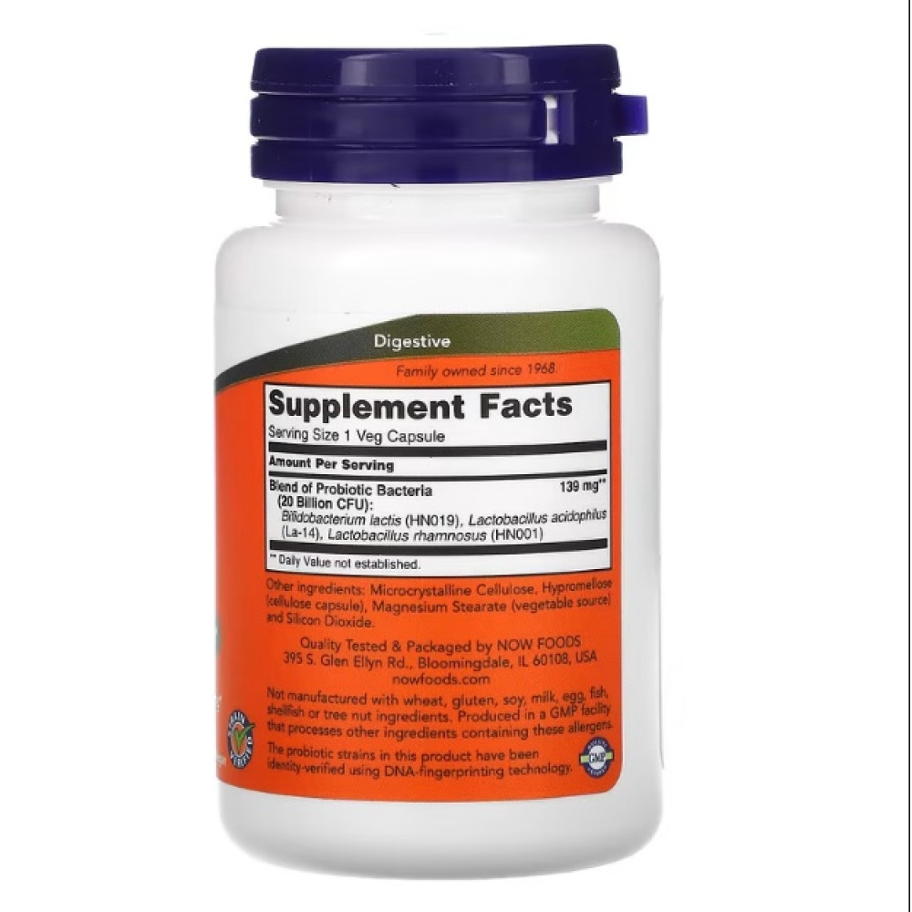 Пробіотик NOW Foods Women's Probiotic 20 Billion 50 Veg Caps