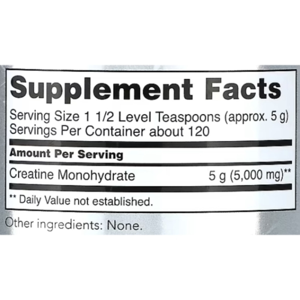 Креатин моногідрат NOW Foods Creatine Powder 600 g /120 servings/