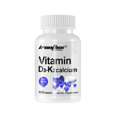 Вітамін D3+K2 для спорту IronFlex Vitamin D3 And K2 Calcium 100 Tabs