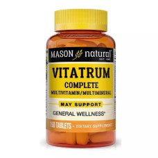 Вітамінно-мінеральний комплекс Mason Natural Vitatrum Complete Multivitamin/Multimineral 150 Tabs