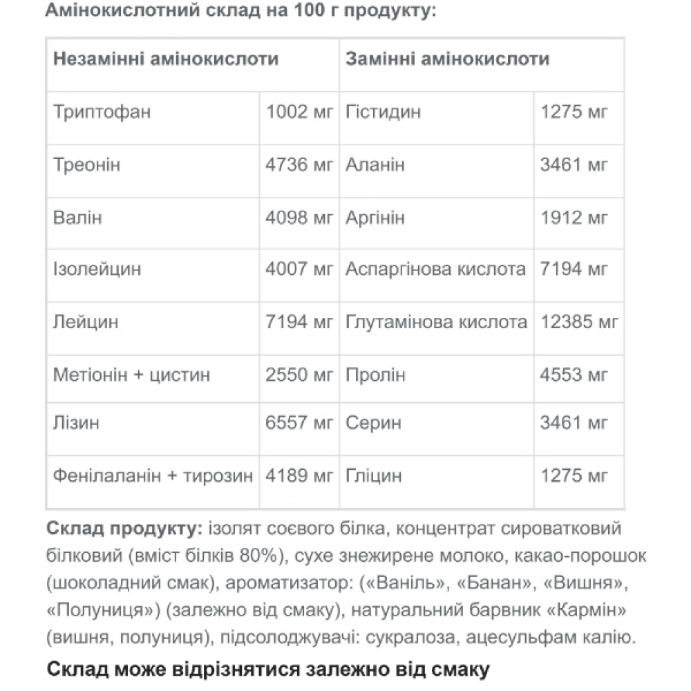Протеїн Vansiton Pro-70 Mix 900 g /30 servings/ Chocolate