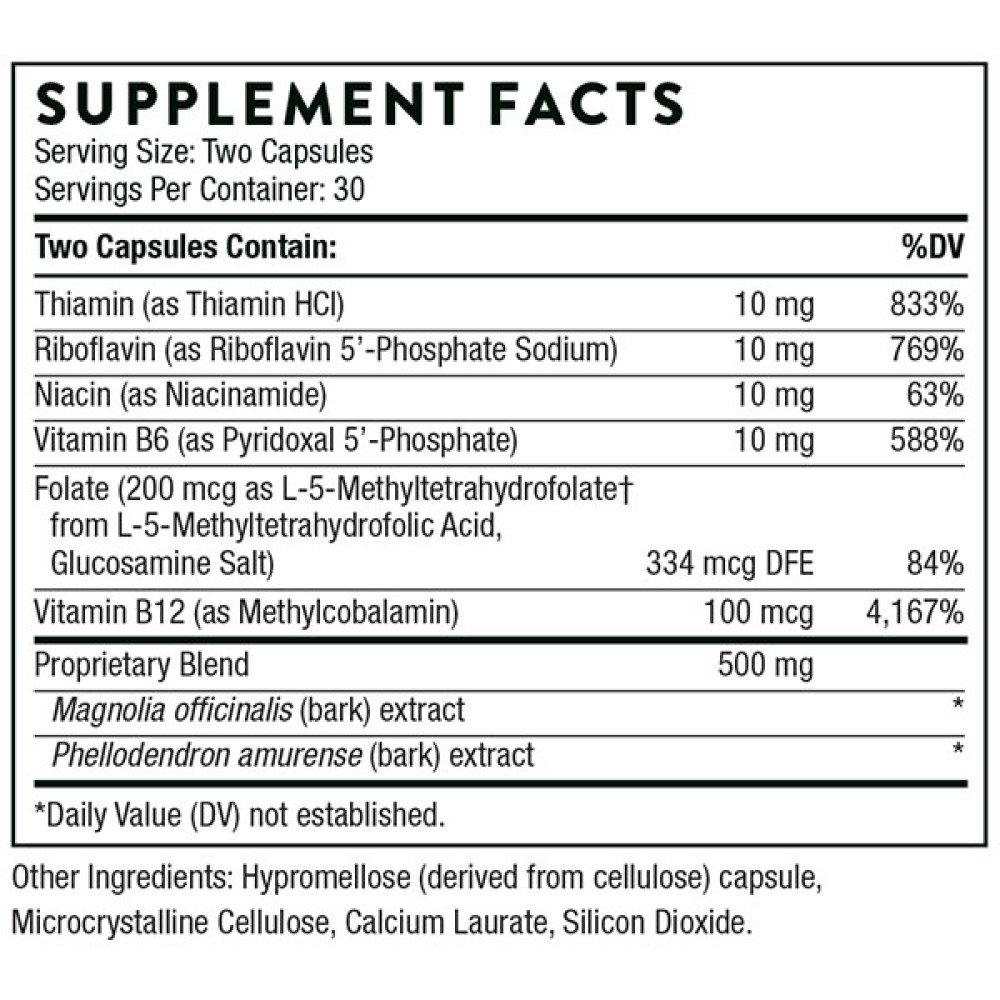 Комплекс для профілактики нервової системи Thorne Research Craving and Stress Suppor 60 Caps