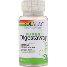Травні ферменти Solaray Super Digestaway, Digestive Enzyme Blend 90 Veg Caps SOR-04801