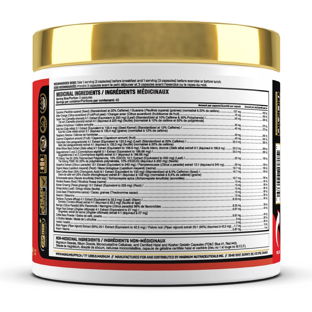 Комплексний жироспалювач Magnum Nutraceuticals Heat Accelerated 120 Caps