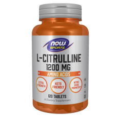 Цитрулін NOW Foods L-Citrulline 1200 mg 120 Tabs