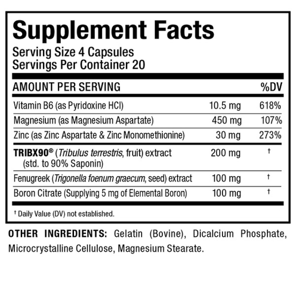 Тестостероновий бустер AllMax Nutrition TestoFX Sport, Testosterone Support Formula 80 Caps