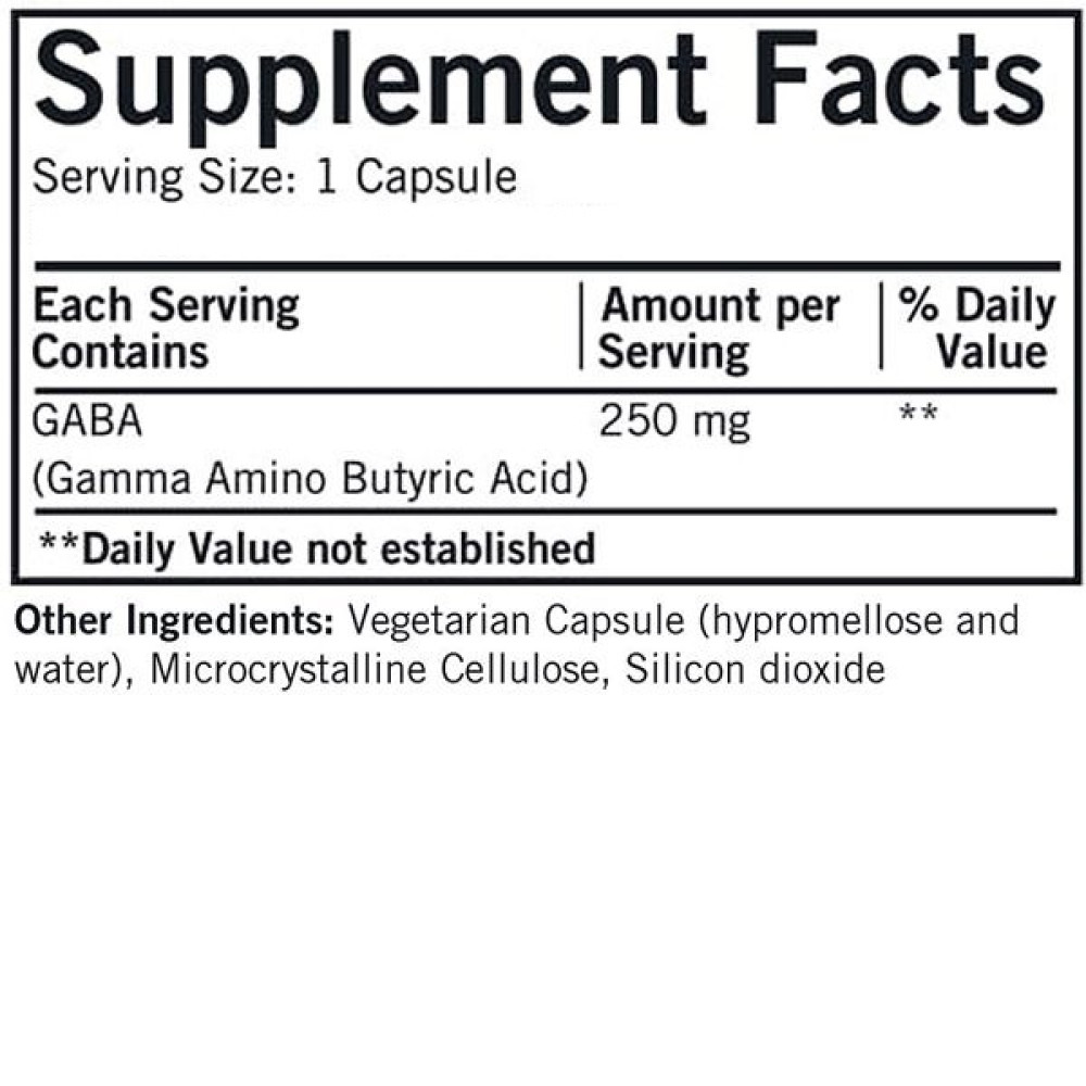 Амінокомплекс Swanson GABA 250 mg 60 Caps